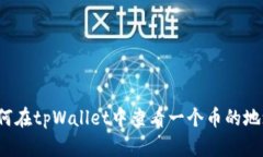 如何在tpWallet中查看一个币的地址？